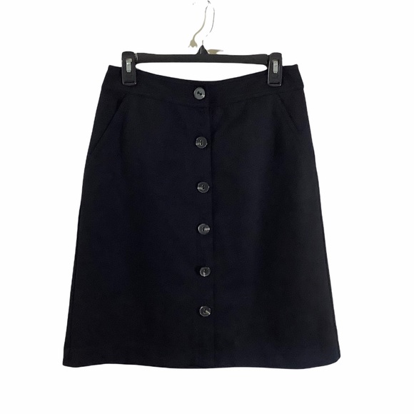 Trina Turk Dresses & Skirts - Trina Turk 🌵 Black Button Front A- Line Essential Skirt
